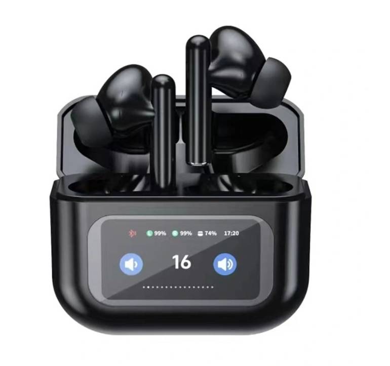 G1 TWS bluetooth Earphone LED Touch Screen Full Color Game Low Delay 32H Battery Life ENC Noise Cancelling In-ear Sports Eaphone Headphone