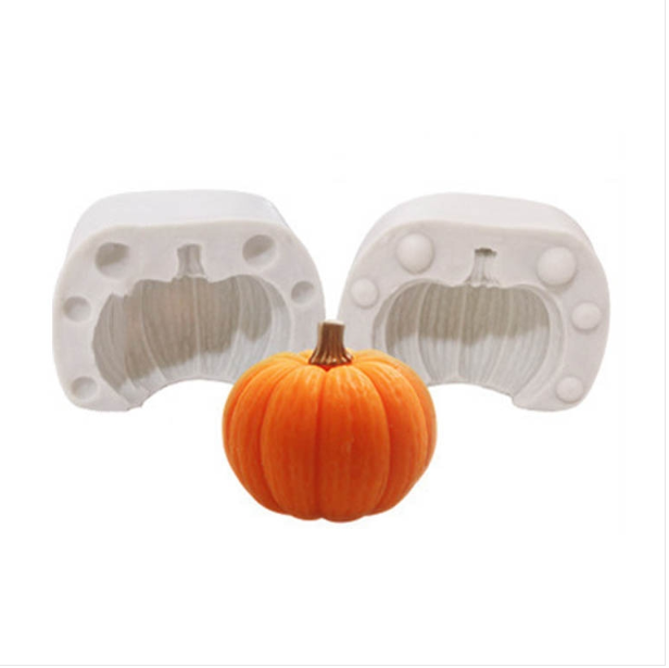 3D pumpkin cake DIY scented candle silicone mold for Halloween, specification: SW-36