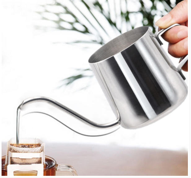 304 stainless steel mini coffee hanging ear pot by hand