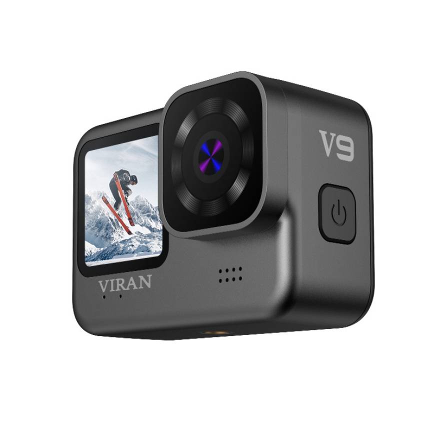 VIRAN 4K60FPS WiFi Anti-shake Action Camera V9 With Remote Control Screen Waterproof Sport Camera Go drive recorder pro cam
