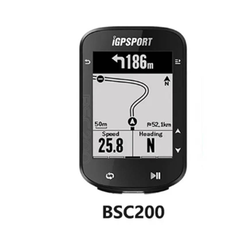IGPSPort 200s Bicycle Computer Outdoor Riding Odometer Candence Sensor Mtb Road Bike Smart Speedometer Gps Route Navigation
