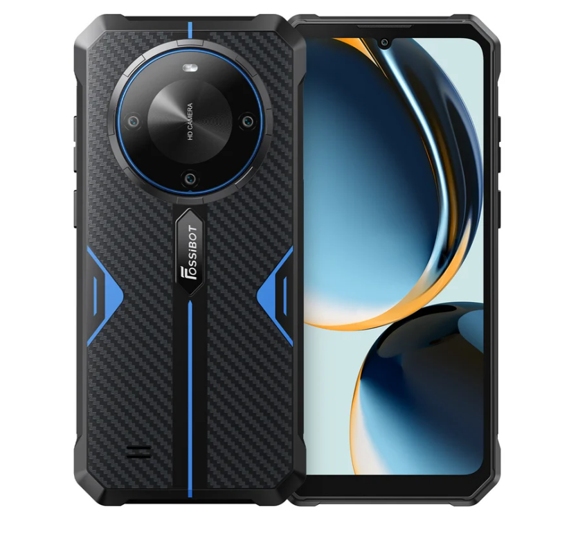 FOSSiBOT F105 12+64GB 10300mAh Large Battery 6.745 inch Waterdrop screen Rugged Phone