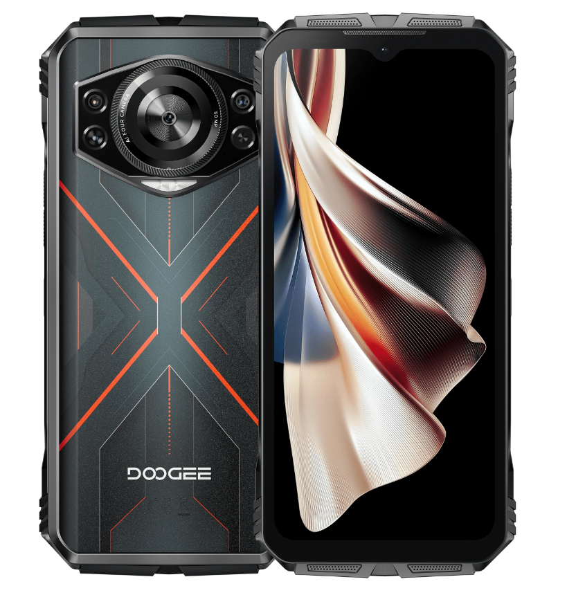 DOOGEE S cyber 10800mAh Large battery 20GB RAM + 256GB ROM Android 14 Rugged Phone