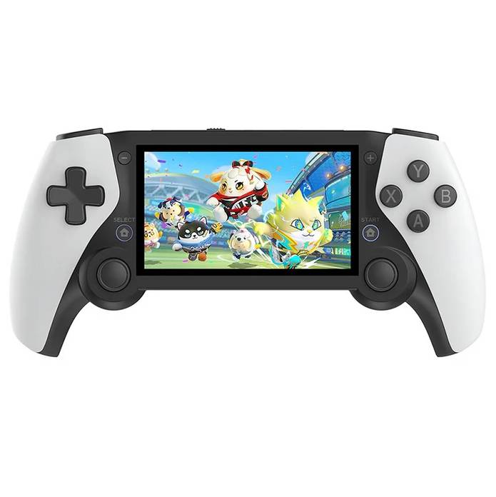 M25 Handheld Game Console, 128GB TF Card with 30000+ Games, 25 Emulators, 4.3in Screen, 3D Rocker for Arcade Games, Rockchip RK3566, 3000mAh Battery,