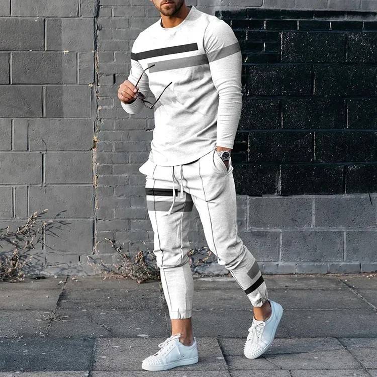 Men&#039;s Personalized Top And Pants Two Piece Set