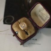 Vintage Crystal Vintage Baroque Ring