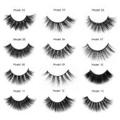 3D mink hair eyelashes a pair of 5D eyelashes Europe and the United States dense exaggerated