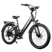 Samebike RS-A01 Electric Bike 26*3.0 Inch Tires 750W Motor 70N.m 25-35km/h Speed 48V 14Ah Battery with Front & Rear Rack