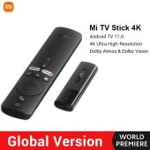 New Global Version Xiaomi Mi TV Stick 4K Android 11 Portable Streaming Media 2GB 8GB Multi Language BT5.0 TV Dongle