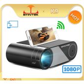 BYINTEK K9 Portable LCD projector WIFI Wireless TV Mini Home Theater HD LED 1080P Projector for Iphone Smartphone 3D 4K Cinema
