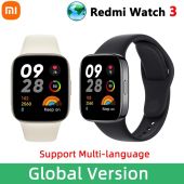 Global Version Redmi Watch 3  lvory With Alexa Smart Watch 1.75" AMOLED 12 days of Battery Life 5ATM Waterproof Bluetooth Voice Calls
