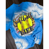 Bleached Shirt for Softball Players' Stylish Wardrobe