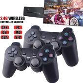 【VAT FREE】Video Game Consoles, 4K 2.4G Wireless 10,000 games，64GB Retro Classic Gaming Gamepads TV Family Controller for PS1/GBA/MD