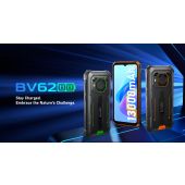 Blackview BV6200 Mobile 13000mAh Big Battery Rugged Phone Waterproof Android 13 6.56 inch Rugged Dual SIM 4G smart phone