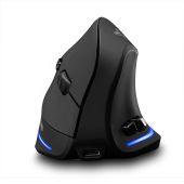 ZELOTES Master Vertical Wireless Rechargeable Mouse 2.4G Vertical 2400DPI Wrist Protector Private Mouse