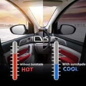 Car Window Sun Shade Curtain for All Vehicles
