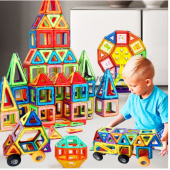 Magnets Toys for Kids Big Size Plus Magnetic Blocks for Children Designer Constructor Set Toys for Boys Building Blocks