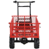 RedRock Wheelbarrow Utility Cart Electric Powered Cart 48V28Ah，500W ，Capacity 500lbs (230kg) ，Material Hauler ，1000lbs Towing