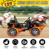 Electric Ride-On Car for Kids with Parent-Child Driving Mode