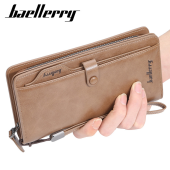 baellerry retro Europe and the United States men's long wallet multifunctional cell phone bag brand handbag