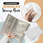 Transparent Jewellery Storage Book Set (No buttons) Lightweight Easily portable No More Lost Jewelry