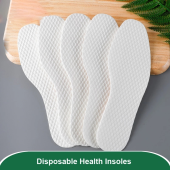 Disposable Breathable Insoles comfortable sweat absorbing Thin Barefoot Insoles wood pulp paper shoe pads