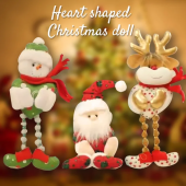 Heart Shaped Christmas Doll Template Set（9 PCS）-- With Instructions