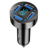 New PD+QC3.0+2.4A 4-port car charger 4USB car charger