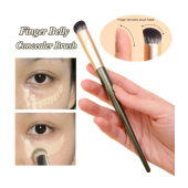 Concealer Brush Foundation Brush Eye Mini Bevel Flat Top Nose Contour Brush 1pc Wooden Handle Concealer