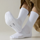 Long custom socks anti slip soccer grip socks with logo