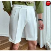 Gentleman elegant business casual shorts men shorts