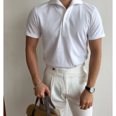 Gentlemen Classic Retro Plain Polo Shirt