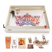 ORTUR OLM3 10W output power laser engraving machine, 0.05 * 0.1mm Compressed spot laser cutter join app control, travel speed up to 20000mm/min