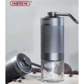 HiBREW G4 Manual Coffee Grinder Portable High Quality Hand Grinder Mill Aluminium With Visual Bean Storage G4