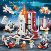 Compatible with LEGO Space Ship Bricks Set Space Exploration Shuttle Educational Toys Aerospace Building Blocks for Kids Gifts