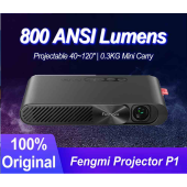 Fengmi P1 Projector Mini ALPD Portable Laser Smart Cinema Home Theater Support Wireless Screen Casting Beamer 800 ANSI Lumens