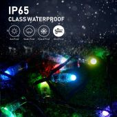 tuya smart point control leather wire lights graffiti wifi control phantom led string lights christmas day party decoration lights