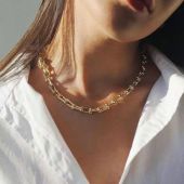 Handmade U-chain necklace
