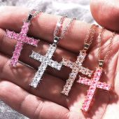 Cross necklace trend classic neutral wind cross necklace