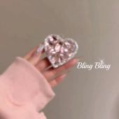 Pink diamond glitter bracket retractable multifunctional creative phone case support frame