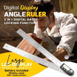 Dialed Adjustable Ruler Digital display Angle ruler