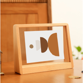 Acrylic Solid Wood Photo Frame Table Pendulum Creative Gift Ornament ...