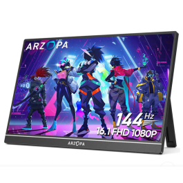 ARZOPA モバイルモニター 16.1 144hz Z1FC Amazon.co.jp: ARZOPA 16.1インチ モバイルモニター 144Hz 1ms