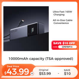 Xiaomi Power Bank 10000 165W（with charging cable)