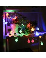 Crystal Balls Globe LED Fairy String Light Solar Outdoor Led String Lights for Home Yard Garden Decor crystal ball