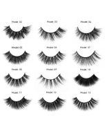 3D mink hair eyelashes a pair of 5D eyelashes Europe and the United States dense exaggerated