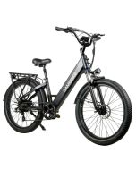 Samebike RS-A01 Electric Bike 26*3.0 Inch Tires 750W Motor 70N.m 25-35km/h Speed 48V 14Ah Battery with Front & Rear Rack