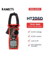 KAIWEETS HT206D Digital Clamp Meter, 6000 Counts, AC/DC Current, LowZ & LPF, NCV Detection Function