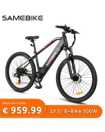 Samebike MY275 500W electric bicycle, 27.5-inch electric mountain bike, 48V 10.4Ah lithium battery