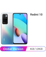 Xiaomi Redmi 10 2022 Smartphone 4GB/128GB Phone MediaTek Helio G88 Octa Core 50MP AI Quad Camera 90Hz FHD Display, 5000mAh, Global Version